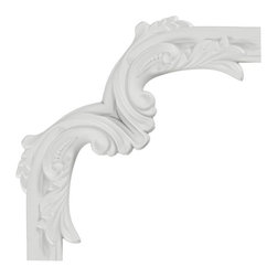 Udecor - WR-9054B Flat Molding Corner, Piece - Molding And Trim