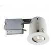 4" Matte White Recessed LED Lighting Kit With GU10 Bulb Included