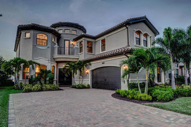 Transitional exterior home photo in Miami