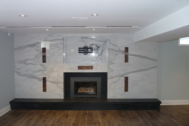 Living room - transitional living room idea in Toronto
