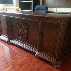 Custom Executive Desk - Desks And Hutches