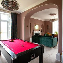 Pool Table Lounge Area