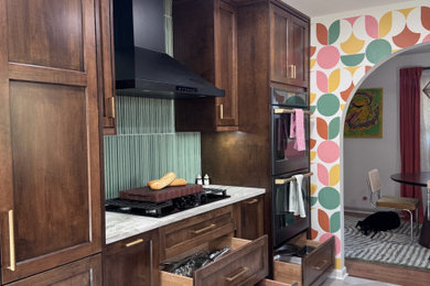 1950s kitchen photo in Atlanta