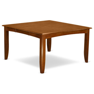 Table With 18"Butterfly Leaf, Saddle Brown Finish (Only Tabletop Available)
