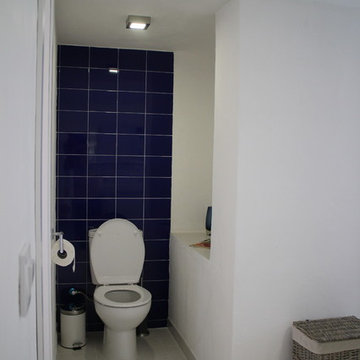 UTILIZAR UN ESPACIO DE UNA TERRAZA Y TRANSFORMARLO EN BAÑO.