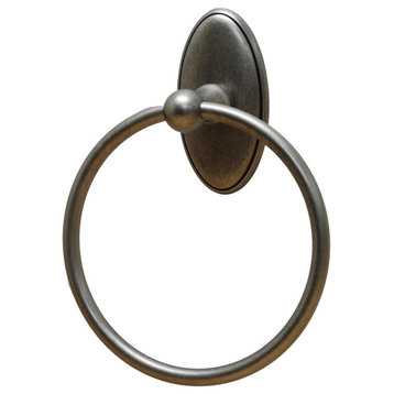 Residential Essentials 2486 6-3/8 Inch Diameter Towel Ring - Aged Pewter