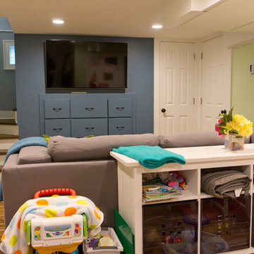 East Lansing Basement Family Room