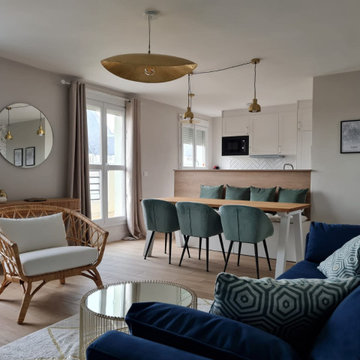 Rénovation et décoration d'un appartement en bord de mer