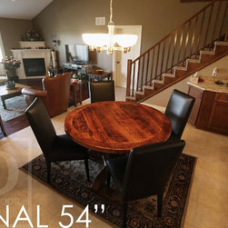 Round Reclaimed Wood Tables - Products