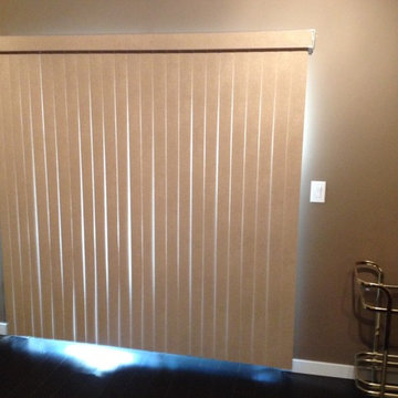 Patio Door - Vertical Blinds - After