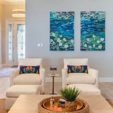 Florida Coastal Retreat: Living Room