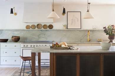 Example of a transitional kitchen design in Minneapolis