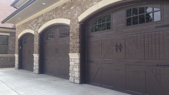 Classica Garage Doors in Walnut