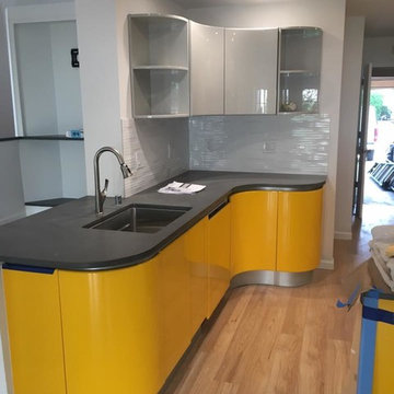 Modern Yellow Kitchen