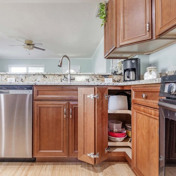 Cabinets.com | Classic look with Hawthorne Cherry Toffee Cabinets