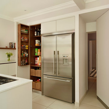 White bespoke kitchen