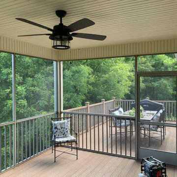 Screened Back Porch Deck