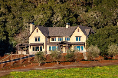 Country stucco exterior home photo in San Francisco