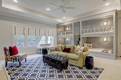 Example of a bedroom design in Houston