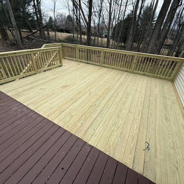 Pressure-Treated Wood Deck