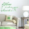 Home Is ... Wall Decal Quotes, Sticker, Mural Vinyl Art Home Decor