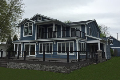 Example of an exterior home design in Other