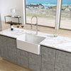 Latoscana 27" Reversible Fireclay Farmhouse Sink