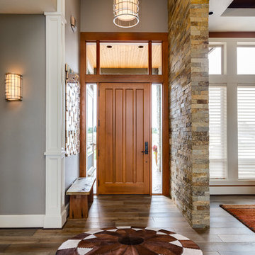 ROUND Cowhide Patchwork Area Rugs