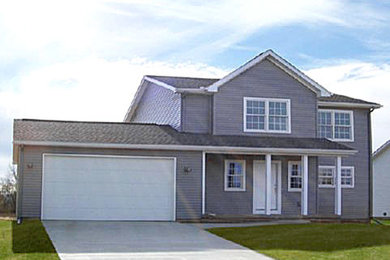 New home front elevation