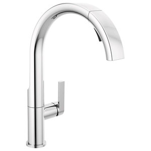 Azura Pull Out Kitchen Faucet With CeraDox Technology - Contemporary -  Kitchen Faucets - by Houzer Inc. | Houzz