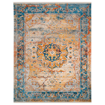 Safavieh Vintage Persian Collection VTP435 Rug, Blue/Multi, 8' X 10'