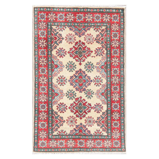 Rugsource Light Green Accent Kazak Oriental Rug 3x4