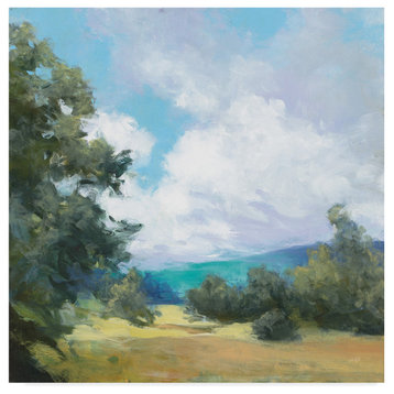 Julia Purinton 'Hedgerow I' Canvas Art, 35"x35"