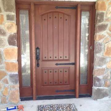 Siding,insulating,stonework
