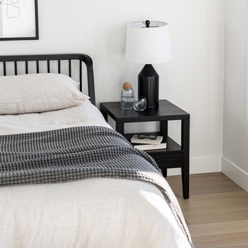 Irving Wood King Bed - Black