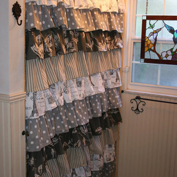 Ruffled Shower Curtains