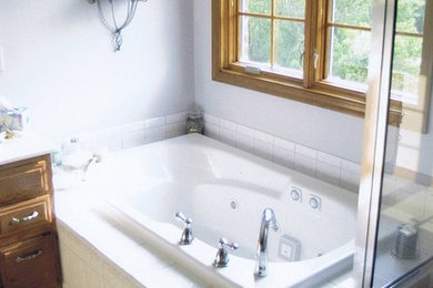 Inspiration for a transitional bathroom remodel in Cincinnati