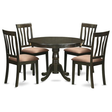 5-Piece Kitchen Table Set, Dining Table And 4 Dinette Chairs