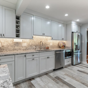 Galley Kitchen Transformed into Gem of the House in Reston VA