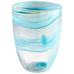 Cyan Design - Small Sky Swirl Vase - Small Sky Swirl Vase