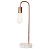 Catalina Lighting Rosie 19-Inch Desk Lamp, 20458-000 Rose Gold And Faux Marble