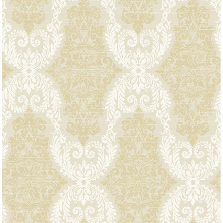 Seabrook wallpaper in Neutrals, Tan RG61507