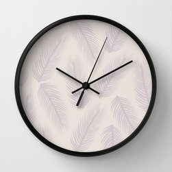 Feather Wall Clock by Georgiana Paraschiv - Wall Clocks