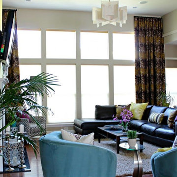 Artsy + Airy Open Concept Living
