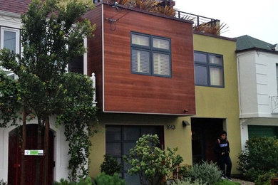 Photo of a modern home design in San Francisco.