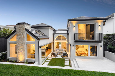 Inspiration for a transitional exterior in Sydney.