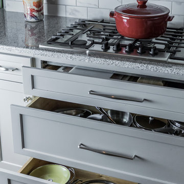 Gray and Graphite Custom Kitchen