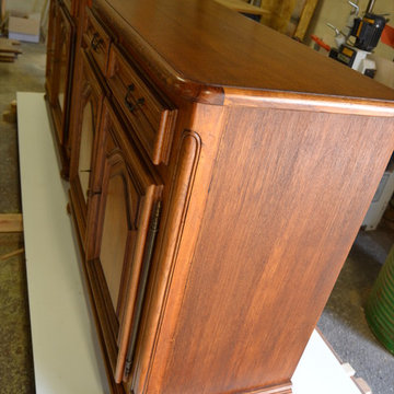 Restructuration d'un buffet Louis XV