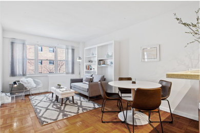 Family room - eclectic family room idea in New York