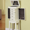 Eiffel Tower 5-Drawer Jewelry Armoire, White